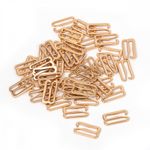 Крючки для бюстгальтера металл 15.0 мм, 915 цв.золото, уп.100 шт