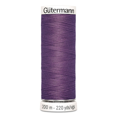 Нитки универсальные Gutermann Sew-all, 200м, 129 т.сиреневый, 5 катушек