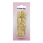 Пуговицы на ножке 34L 12 шт, C551 молочный /TOS/