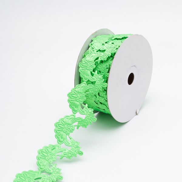 Лента декоративная 45.0 мм / 13.72 метра, салатовый, 201432