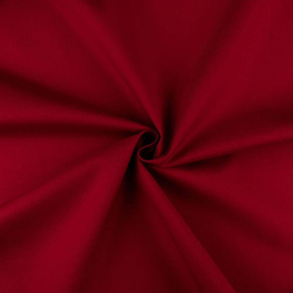 Ткань для пэчворка Peppy Краски жизни Люкс, рулон 112 см / 5 метров, 19-1557 т.красный, Peppy