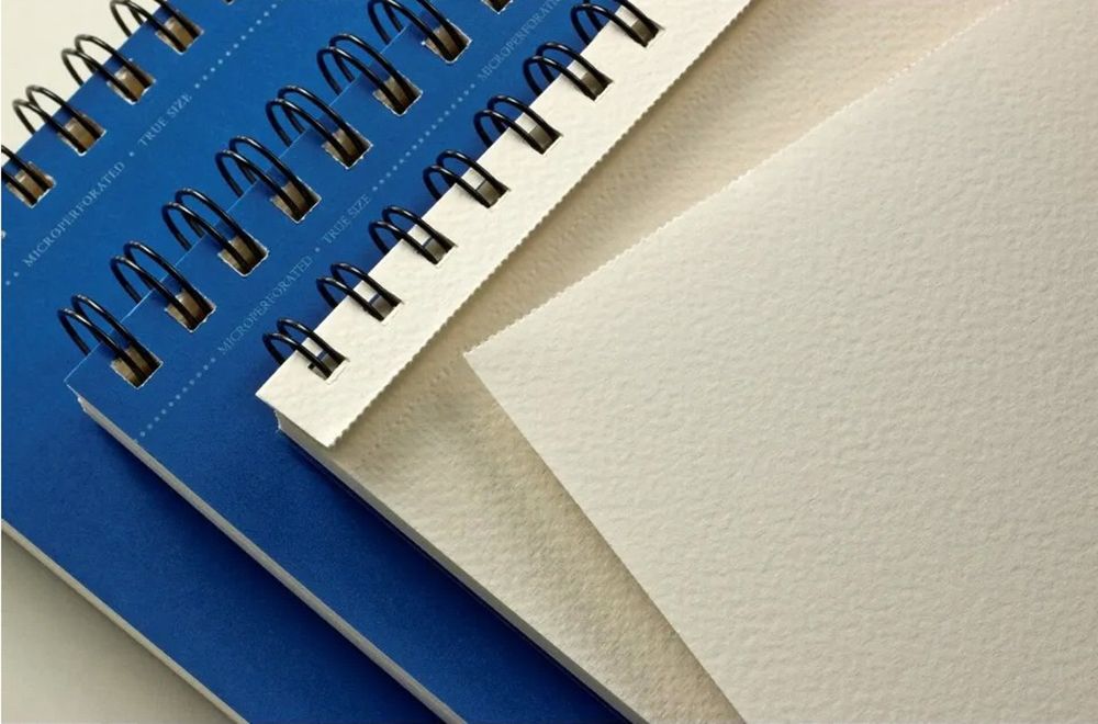 Альбом для акварели с бумагой холодного прессования 300 г/м², 14.8х21 см, на спирали, Fabriano 19100648