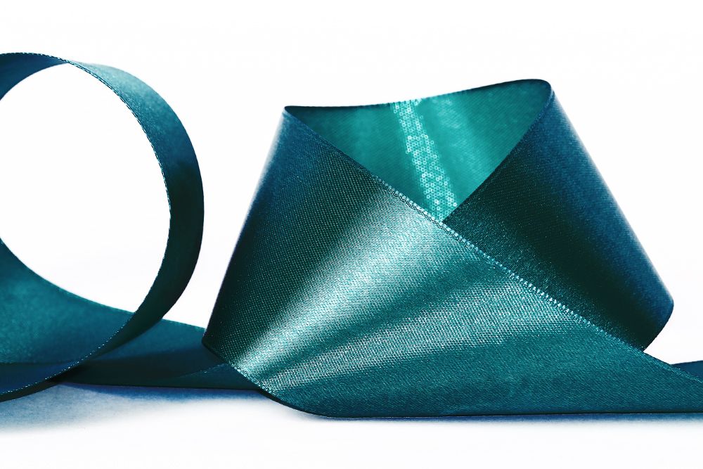 Лента атласная 1-сторонняя 50.0 мм / 33±2 метра, 107 т-зеленый, Gamma