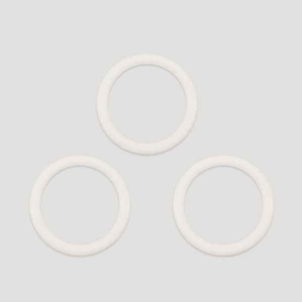 Кольца для бюстгальтера металл ⌀11.0 мм, 004 приглушенный белый, Arta, 50 шт