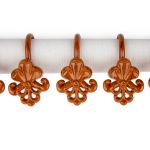 Крючки шторные для карниза навесные ⌀6 мм, 10 шт, 04 под дерево, Sofi H20