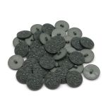 Пуговицы на ножке 28 мм (309 серый), 36 шт