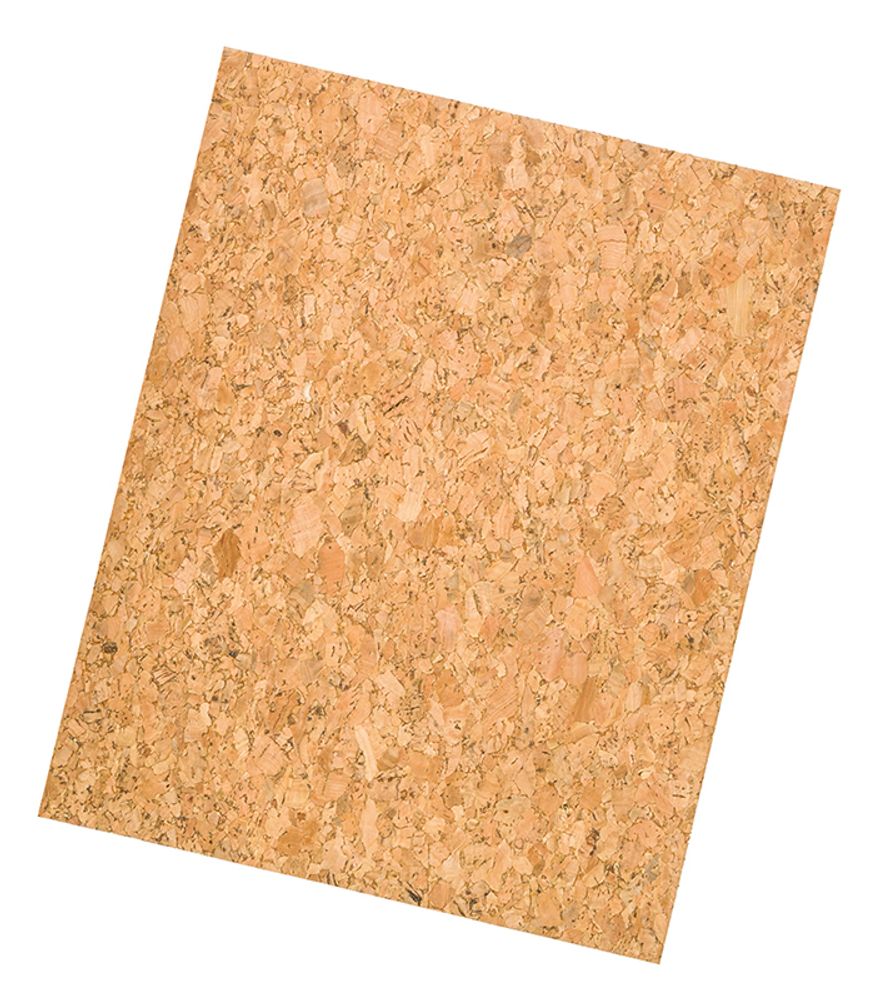 Корковая (пробковая) бумага 0,8 мм, 70x140 см, натуральный светлый (01), 1 шт /TOS/