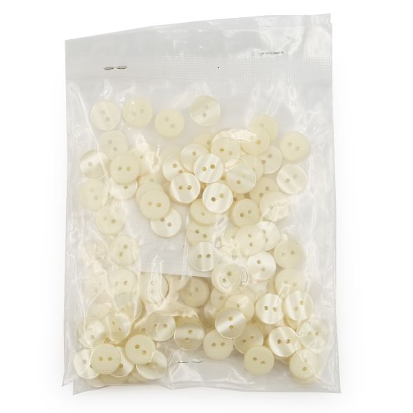 Пуговицы 2 прокола 18L (col.104 бежевый), CX-K-25, 144 шт