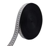 Стропа (ременная лента) 38 мм / 45.72 метра, [35.87 г/пог.м], с принтом, T0809 серый/белый/черный, 3Al362