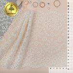 Кружево бельевое эластичное 185 мм / 25 м, 245, цв.004 сумрачно-белый, Kruzhevo