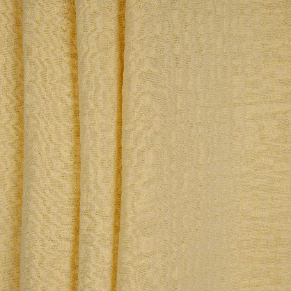 Муслин 125 г/м², 130 см / 2 метра, TBY.Mus.24723.36.2, цв.36 желтый