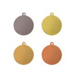 Заготовки для чеканки, 25 шт, №01 никель, Zlatka SBH-07