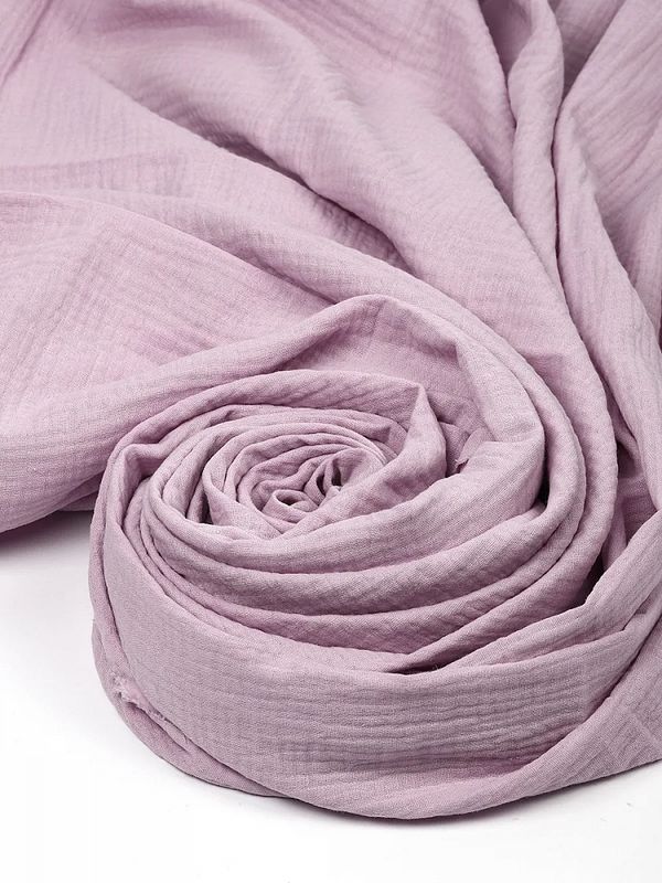 Муслин 125 г/м², 130 см / 2 метра, TBY.Mus.24723.33.2, цв.33 пудрово-розовый