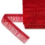 Бахрома отделочная 35.0 мм / 16 метров, 270 красный, Gamma А-08