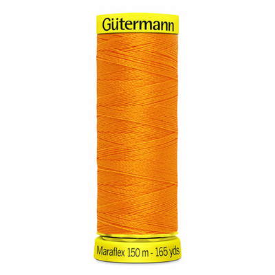 Нитки для трикотажа Gutermann Maraflex, 150м, 350 св.оранжевый, 5 катушек