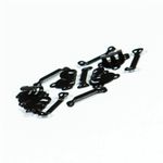 Крючки брючные (юбочные) пришивные 11 мм (15х21 мм), цв. черный, 50 шт, BIG