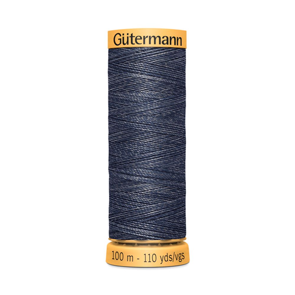 Нитки для штопки джинсов Gutermann Jeans, 100м, 5154 т.джинсовый, 5 катушек