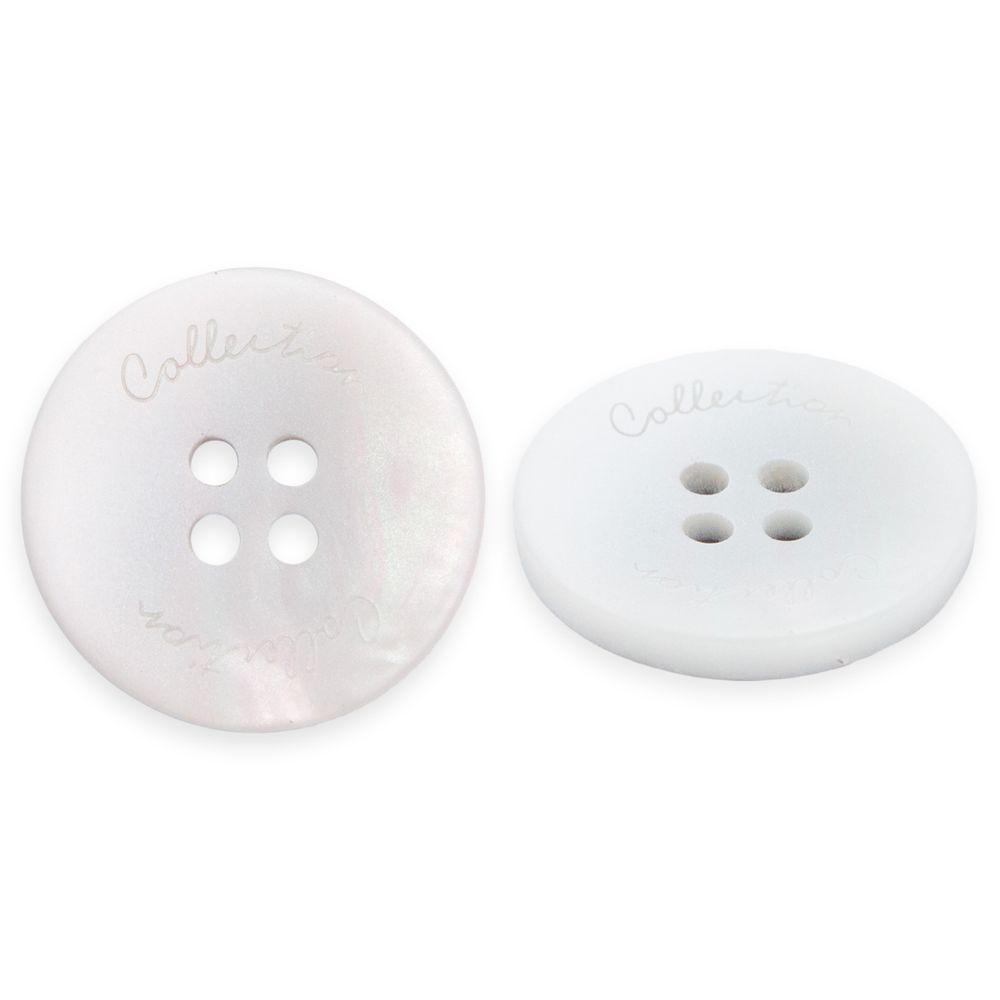Пуговицы 4 прокола 32L (белый), 36 шт