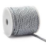 Шнур витой ⌀5.0 мм / 18.29 метров, цв.75 серый