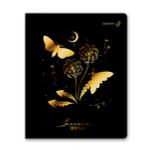 Тетрадь ученическая общая, тиснение золотой фольгой, A5+ 80 л. на скобе 65 г/м², белизна 100 %, 5 шт, клетка, 01137 Микс- Золотая эпоха, Светоч Т90