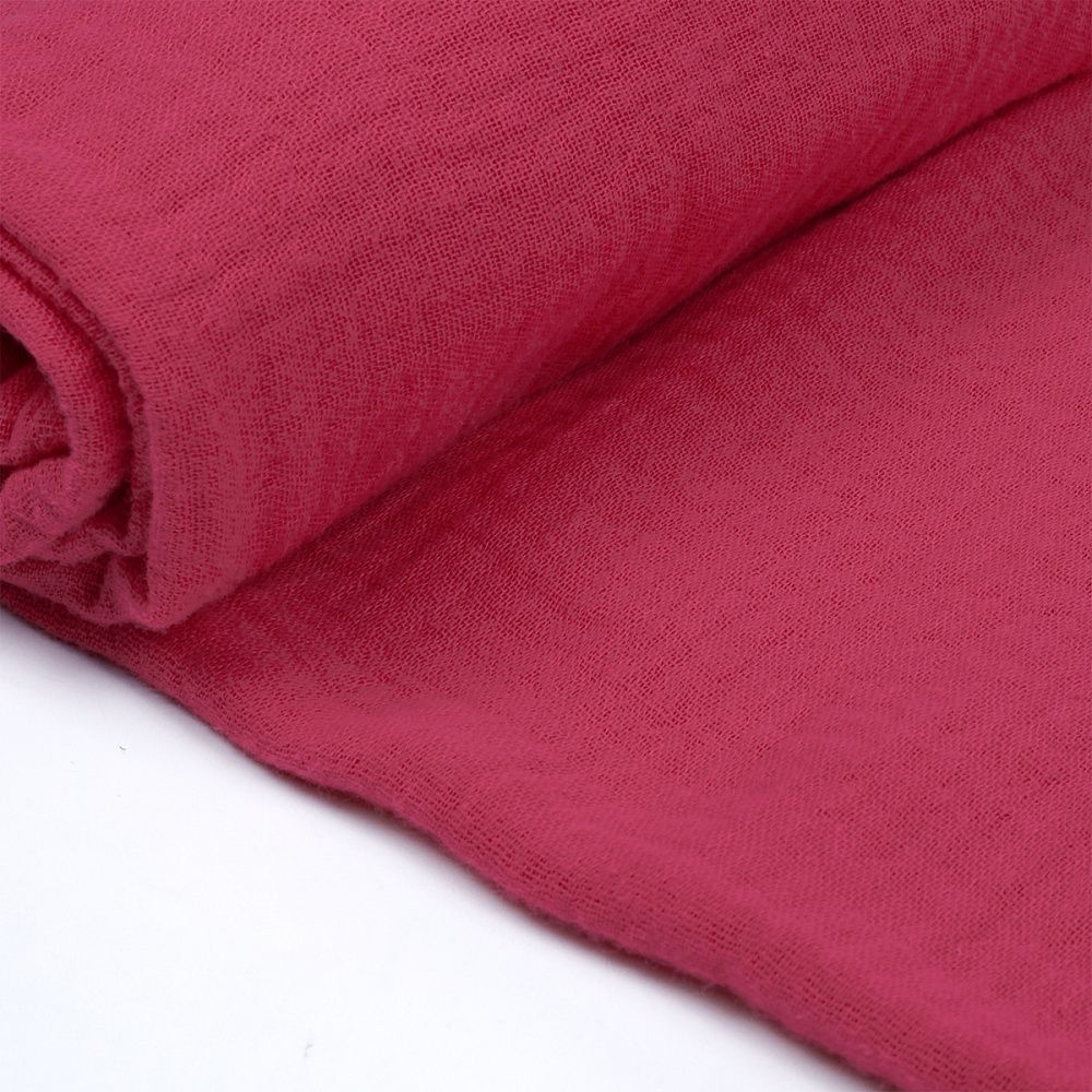 Муслин 125 г/м², 130 см / 2 метра, TBY.Mus.24723.51.2, цв.51 ярко-розовый