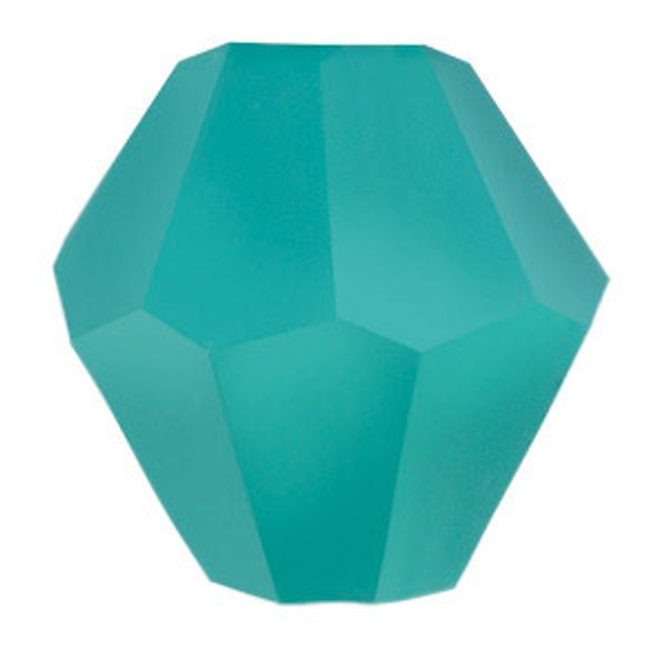 Бусины стекло 4х4 мм, нить 34 шт, №43 т. голубой, Zlatka GBA-01