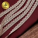Кружево вязаное (тесьма) 10 мм, цв.01 натуральный, уп. 50 м, Kruzhevo