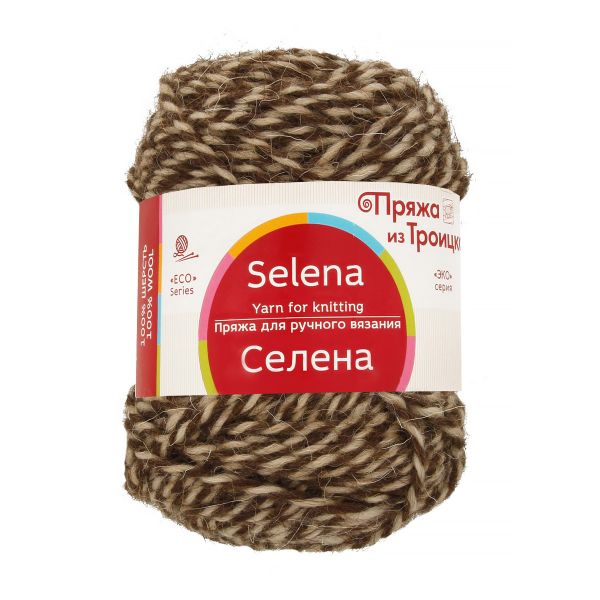 Пряжа Троицкая Селена / уп.5 мот. по 100 г, 160 м, 896 М