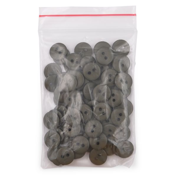 Пуговица 18L (11мм) 2 прокола, пластик (Green2 (зеленый2)), NE63, 72 шт