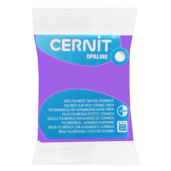 Полимерная глина запекаемая Cernit Opaline, 56 г, 900 фиолетовый