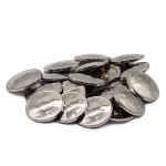 Часть кнопки Альфа (S-образная) ⌀22 мм (A-часть), 5/22 мм. никель, 20 шт