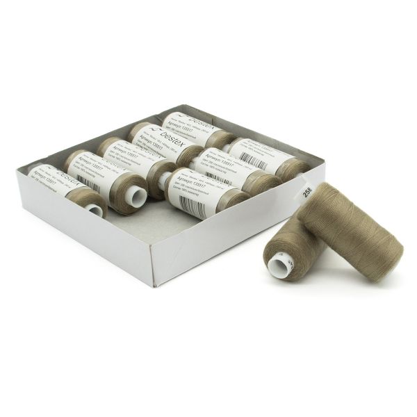 Нитки швейные бытовые Bestex 40/2, 365 м (400 ярд) / 10 кат., 258 цинковый серый