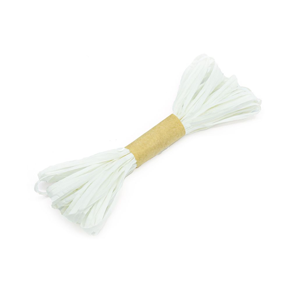 Рафия бумажная Astra&amp;Craft креатив, 10 метров, (1 белый), 15TF128-10