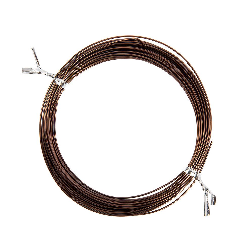 Проволока для плетения ⌀1 мм,±0.5 м, 15 т.коричневый, Промысел MM-002