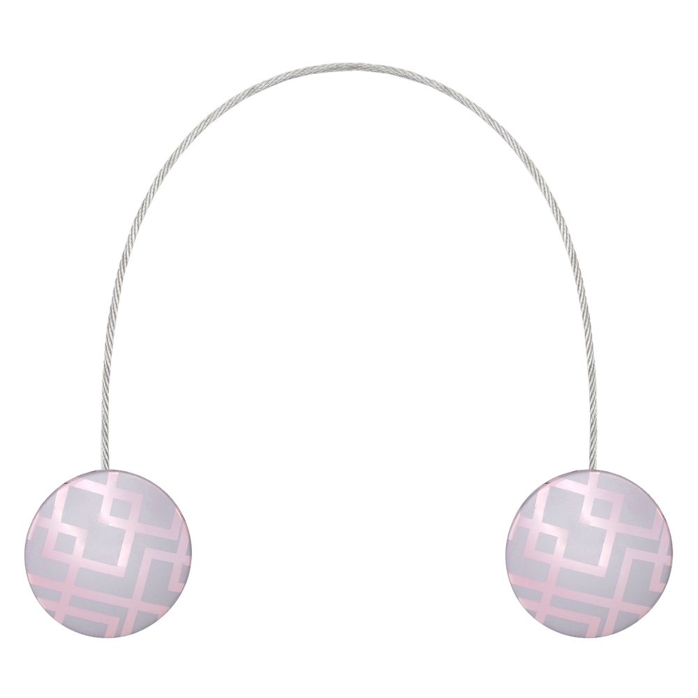 Клипсы для штор магнитные с тросом, 30см ⌀45, 5П