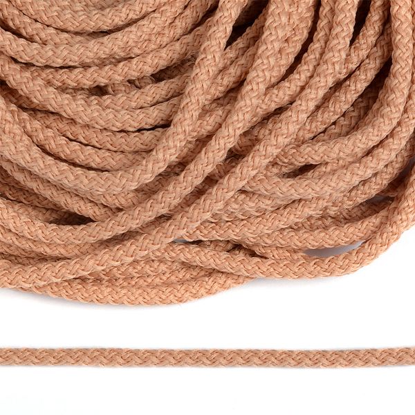 Шнур круглый полиэфир ⌀3.0 мм / 200 метров, 1с-31 с наполнителем, 068 св.бежевый