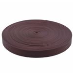 Стропа (ременная лента) 25 мм / 50 метров, толщ. 0.5 мм, [15.5 г/пог.м], 100% п/э, 007 коричневый, S090385