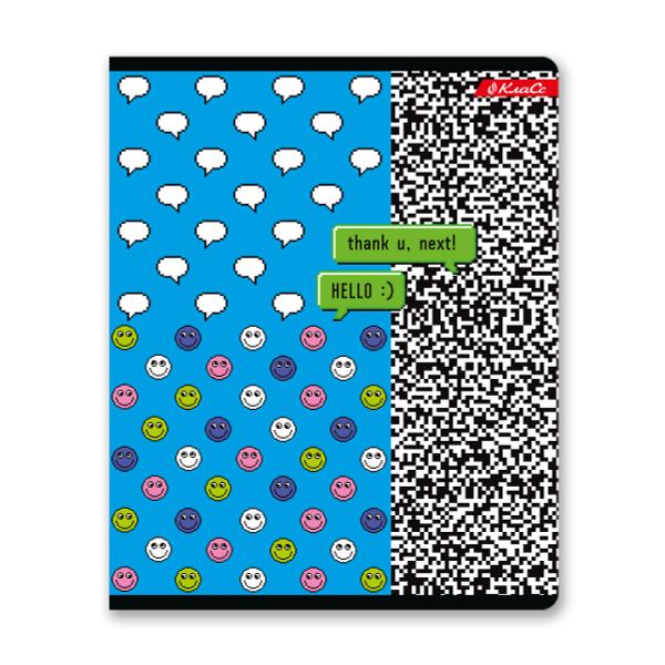 Тетрадь ученическая общая, твин лак, A5+ 48 л. на скобе, белизна 100%, 10 шт, клетка, 000331 На экране, Светоч 48ТСК5_8_3_1