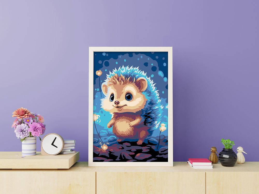 Картина по номерам Фрея PNB/PS-296, Милый ежик, 30х20 см