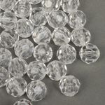 Бусины акрил ⌀14 мм, цв. 17 прозрачный, 50 г, Magic4Hobby
