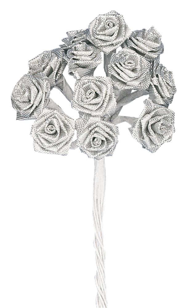 Цветы искусственные Роза серебряная, Rayher