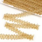 Тесьма отделочная 28 мм, 9447 цв.золото уп.13.71м