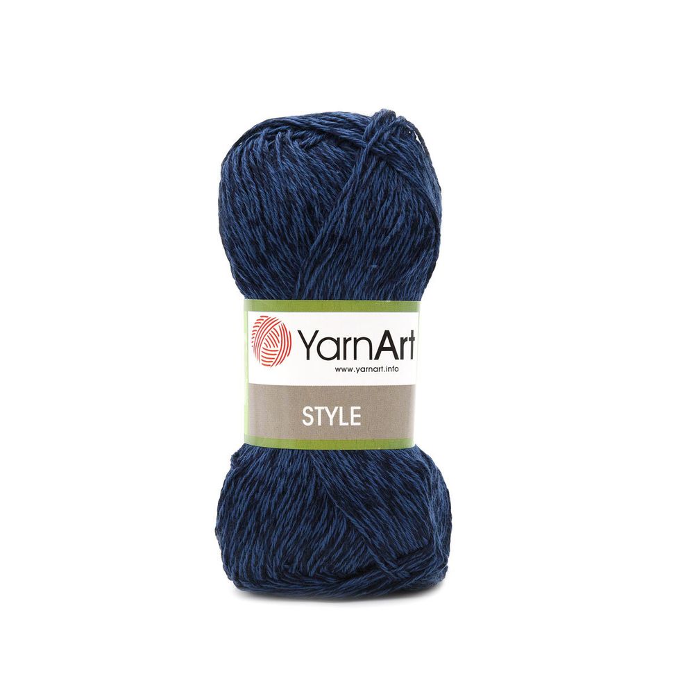 Пряжа YarnArt (ЯрнАрт) Style / уп.5 мот. по 50 г, 185м, 670 темно-синий