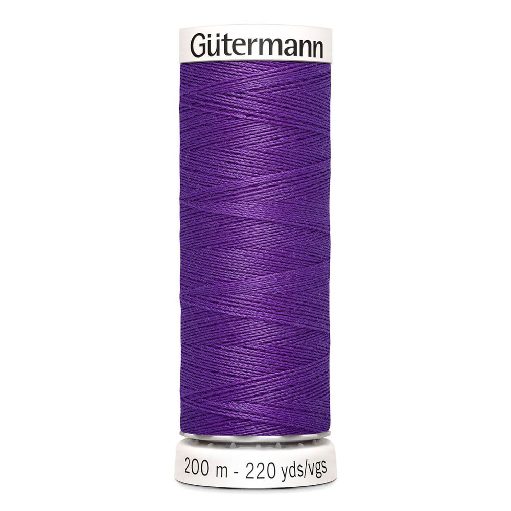 Нитки универсальные Gutermann Sew-all 100 (200 метров), 5 кат. | 392 фиолетовый джинс
