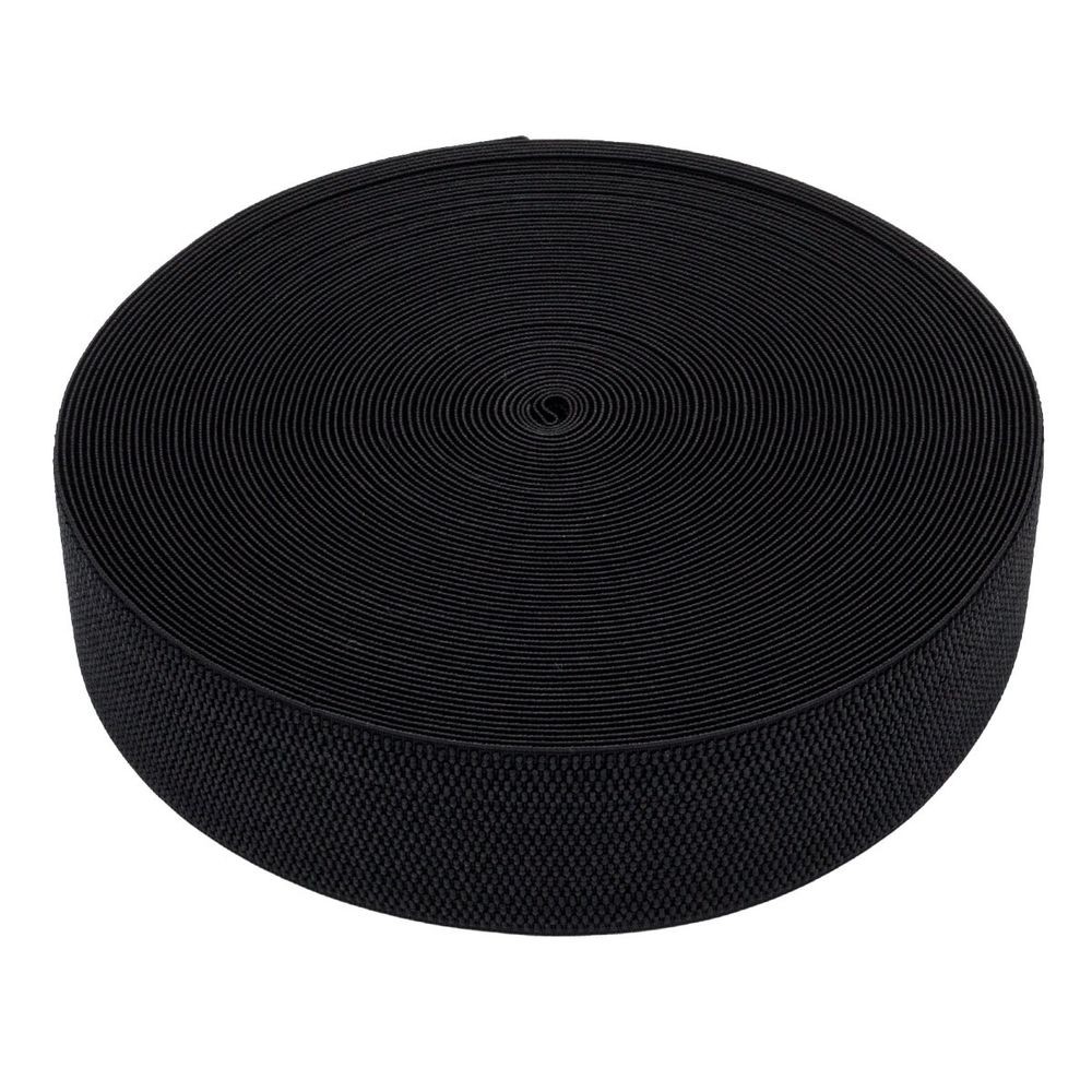 Резинка для подтяжек (помочная) 60.0 мм / 25 метров, 37.8 г/п.м., 580 черный, 6123-9257