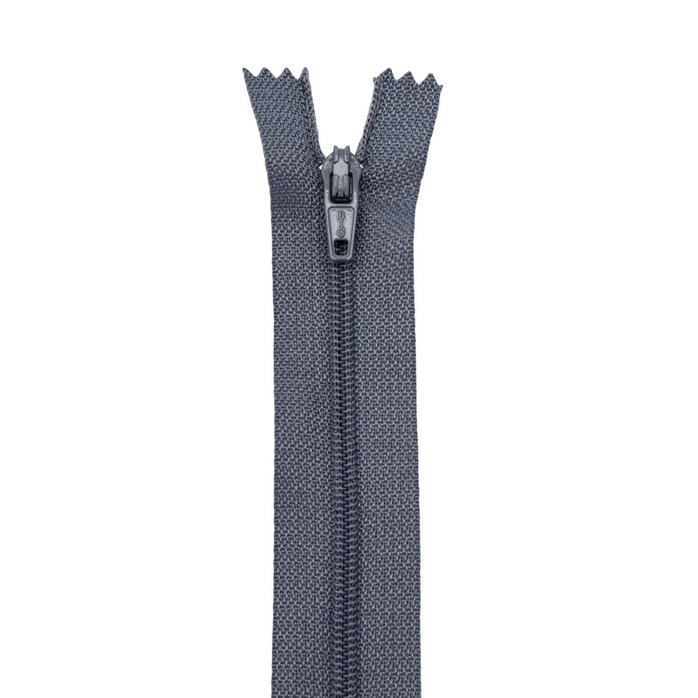 Молния спираль (витая) Т3 (3 мм) 1 зам., н/раз., 20 см, автомат, сер, 30094, 10 шт