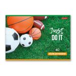 Альбом для рисования 100 г/м², A4 29х20.5 см, 10 шт, на скобе 40 л, 40АЛСК4_000227 Мы в спорте, Светоч