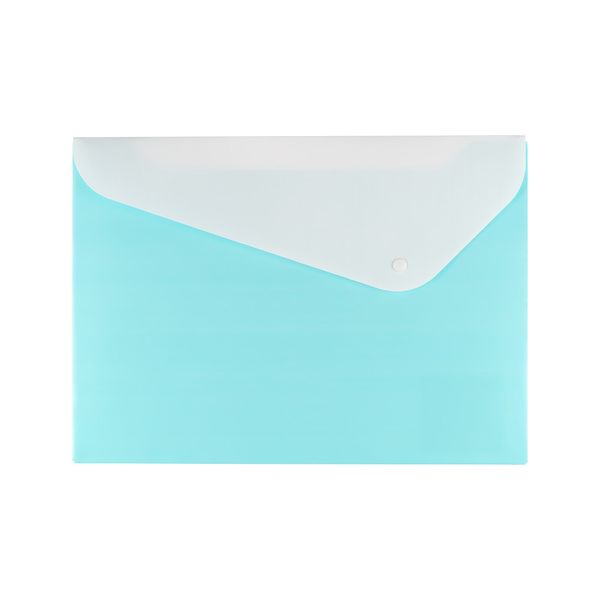 Папка-конверт 2 отд. с кнопкой A4 180 мкм песок, 20 шт, голубой 2206321, Expert Complete 2206321