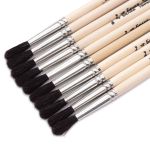 Кисть белка круглая (ученическая) №4,10 шт