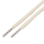 Шнурки круглые с металлическим наконечником ⌀5.0 мм / 130 см, 100 шт, 21 бежевый